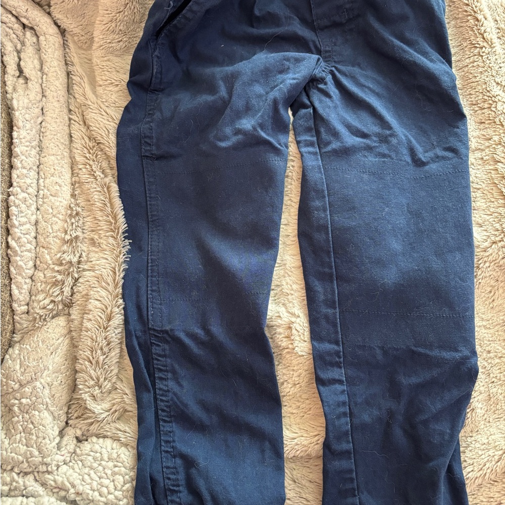 Simple Men's Dark Blue Cargo Pants